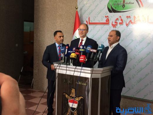 السفير الامريكي يزور الناصرية ويبدي رغبة بلاده بالاستثمار في مجالي النفط والسياحة - تقرير مصور -