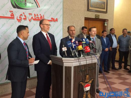 السفير الامريكي يزور الناصرية ويبدي رغبة بلاده بالاستثمار في مجالي النفط والسياحة - تقرير مصور -
