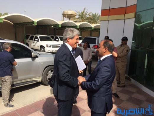 السفير الفرنسي يلتقي الناصري ويجدد رغبة بلاده بالاستثمار في ذي قار - تقرير مصور -