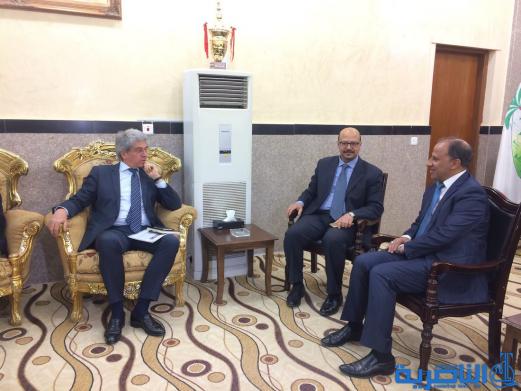 السفير الفرنسي يلتقي الناصري ويجدد رغبة بلاده بالاستثمار في ذي قار - تقرير مصور -
