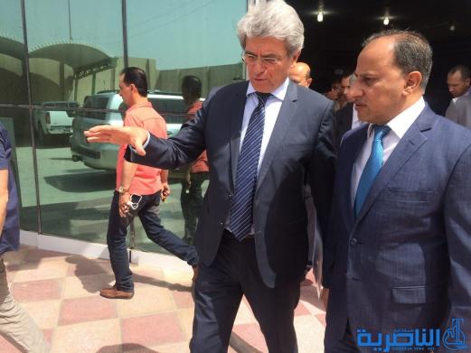 السفير الفرنسي يلتقي الناصري ويجدد رغبة بلاده بالاستثمار في ذي قار - تقرير مصور -