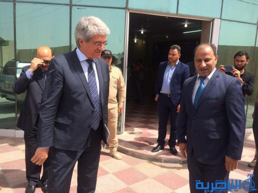 السفير الفرنسي يلتقي الناصري ويجدد رغبة بلاده بالاستثمار في ذي قار - تقرير مصور -