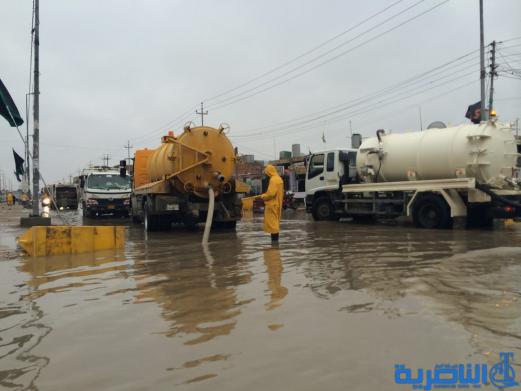 الأنواء الجوية في ذي قار : 57 ملم من الأمطار تساقطت على المحافظة خلال 24 ساعة - تقرير مصور -
