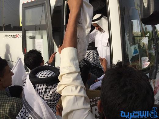 عودة 21 قافلة من حجاج ذي قار بعد اتمام مناسك الحج  - تقرير مصور -