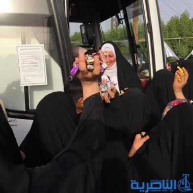 عودة 21 قافلة من حجاج ذي قار بعد اتمام مناسك الحج  - تقرير مصور -