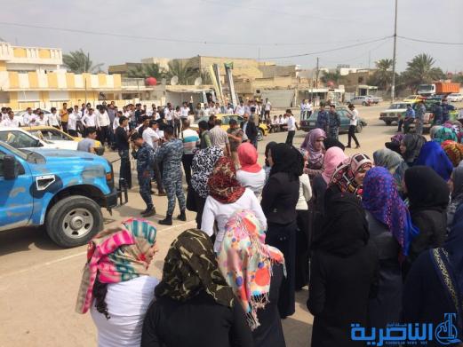 طلبة القانون في جامعة ذي قار يتظاهرون احتجاجا على سوء المعاملة - تقرير مصور -