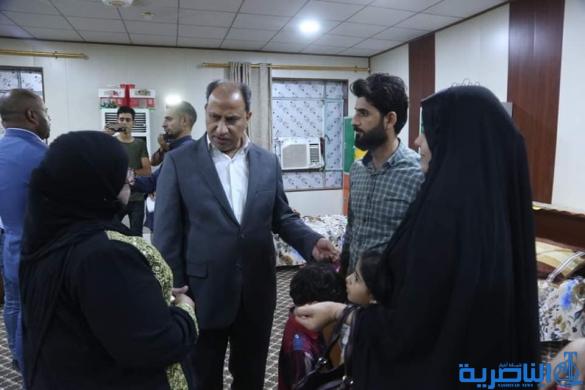 بالصور:محافظ ذي قار يتفقد دار الزهراء للايتام في الناصرية 