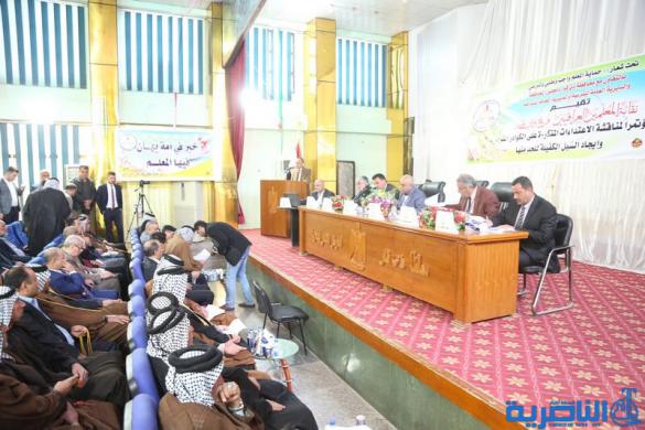 ‫محافظ ذي قار يطالب بتشريع قانون حماية المعلم ويدعو العشائر لدعم المؤسسات التربوية‬