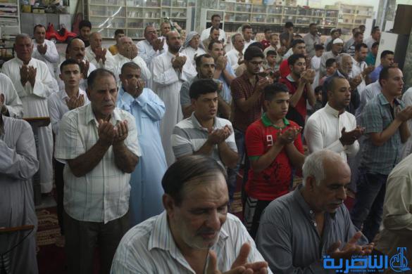 صلاة عيد الفطر المبارك في مدينة الناصرية - تقرير صوتي مصور - 