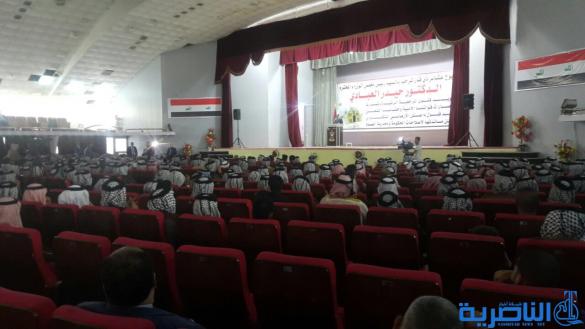 ذي قار : العبادي يحث شيوخ العشائر على التعاون مع الاجهزة الامنية  - تقرير مصور - 