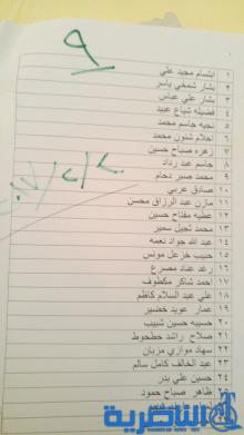  قوائم باسماء وجبة جديدة من قروض صندوق الاسكان في ذي قار