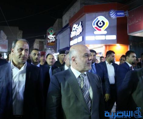 العبادي يغادر الناصرية بعد زيارة تفقدية