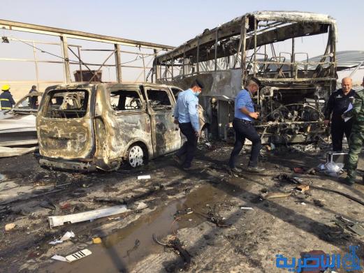 صور حصرية لتفجير سيطرة فدك غرب الناصرية