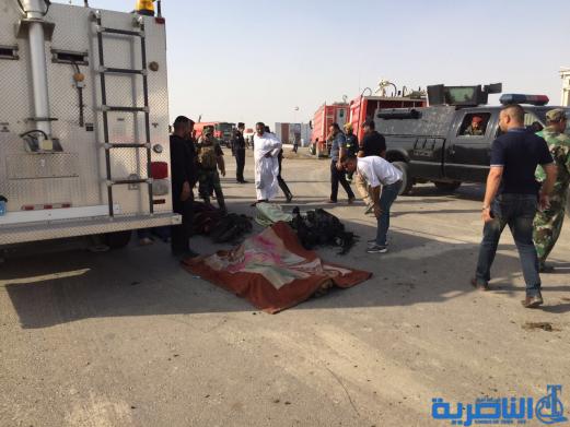 صور حصرية لتفجير سيطرة فدك غرب الناصرية