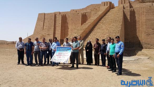 وقفة احتجاجية في زقورة اور تنديدا بـ &quot;الابادة الجماعية&quot; للاثار العراقية