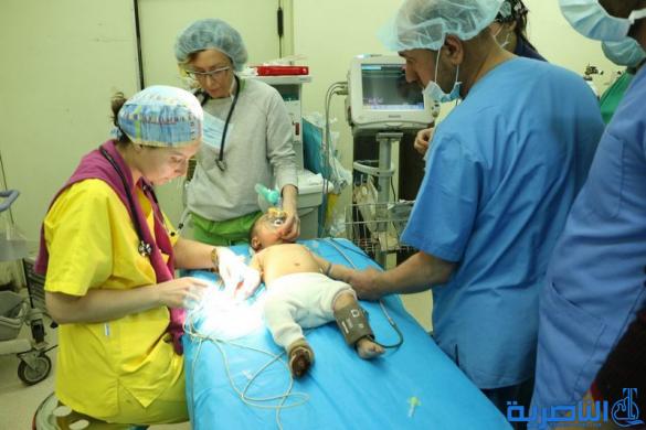 فريق طبي ايطالي يباشر باجراء مائة عملية جراحية تجميلية في الناصرية - تقرير مصور -