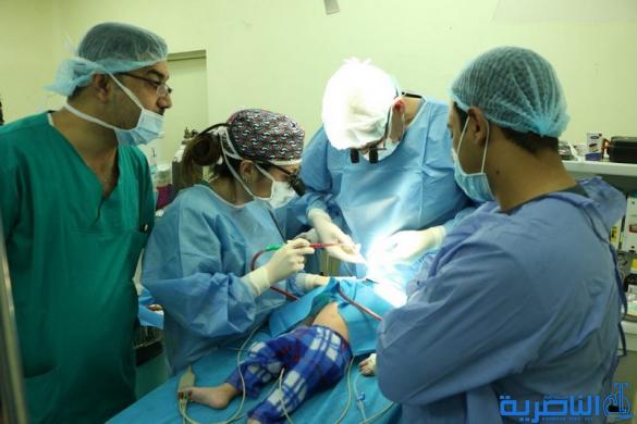 فريق طبي ايطالي يباشر باجراء مائة عملية جراحية تجميلية في الناصرية - تقرير مصور -