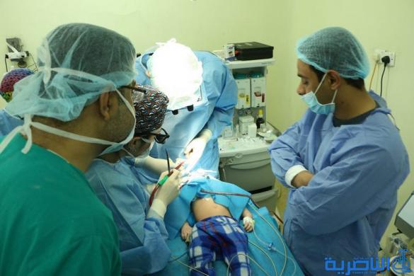 فريق طبي ايطالي يباشر باجراء مائة عملية جراحية تجميلية في الناصرية - تقرير مصور -