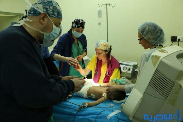 فريق طبي ايطالي يباشر باجراء مائة عملية جراحية تجميلية في الناصرية - تقرير مصور -