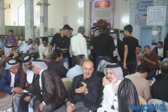 بالصور:مجلس العزاء الذي اقيم على روح الفقيد السيد قاسم السيد هجر في الناصرية