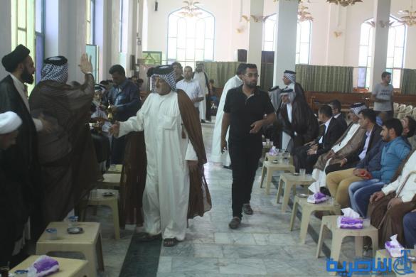 بالصور:مجلس العزاء الذي اقيم على روح الفقيد السيد قاسم السيد هجر في الناصرية