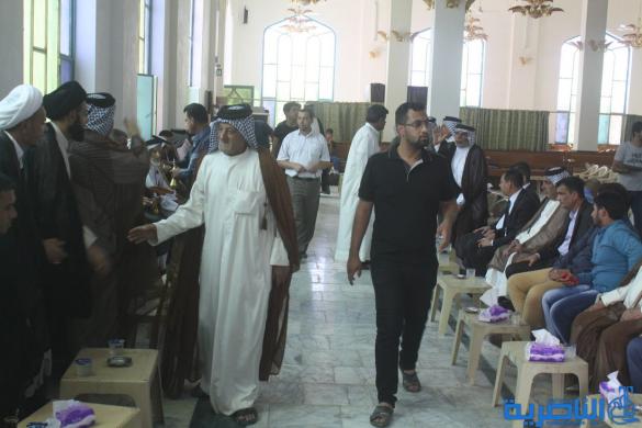 بالصور:مجلس العزاء الذي اقيم على روح الفقيد السيد قاسم السيد هجر في الناصرية