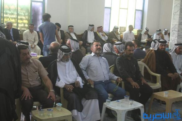 بالصور:مجلس العزاء الذي اقيم على روح الفقيد السيد قاسم السيد هجر في الناصرية