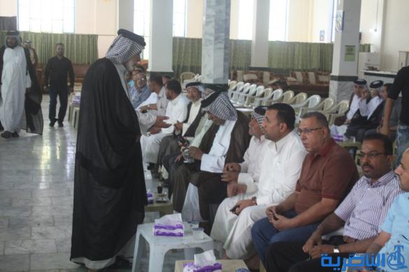بالصور:مجلس العزاء الذي اقيم على روح الفقيد السيد قاسم السيد هجر في الناصرية