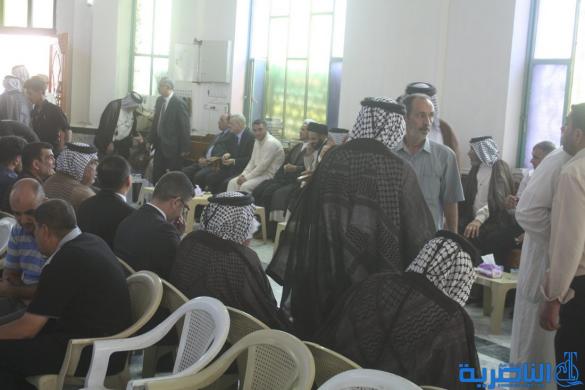 بالصور:مجلس العزاء الذي اقيم على روح الفقيد السيد قاسم السيد هجر في الناصرية