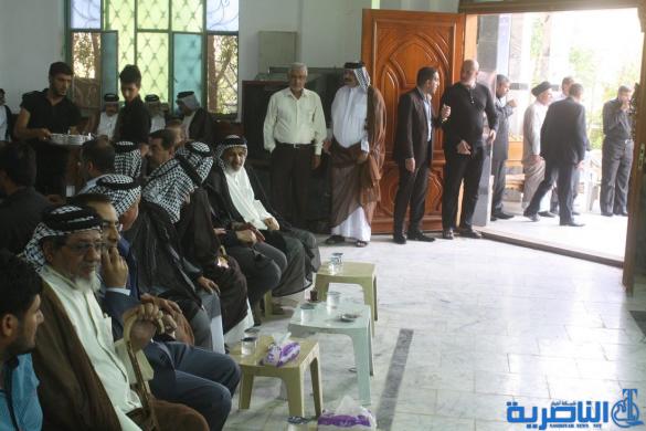 بالصور:مجلس العزاء الذي اقيم على روح الفقيد السيد قاسم السيد هجر في الناصرية