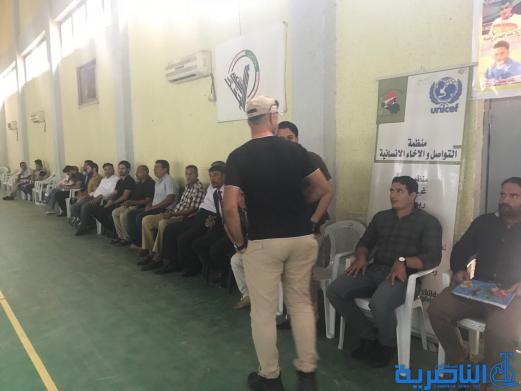 بالصور :اليونسيف ترعى بطولة بخماسي الكرة في الناصرية