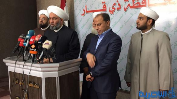 وفد جماعة علماء السنة لمحافظ ذي قار : الارهاب يحاول خلق فتنة في المحافظات الآمنة - تقرير مصور - 