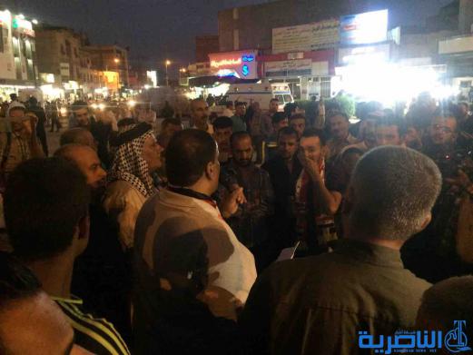 بالصور : العشرات يتظاهرو