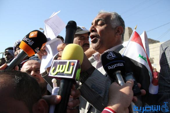 متظاهرو الناصرية : مستمرون بالتظاهر حتى الغاء المواد "المخجلة" المتعلقة بتقاعد البرلمانيين - تقرير مصور -