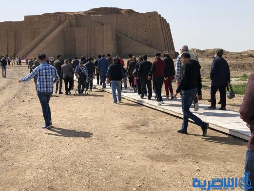 وفد مسيحي كبير يزور مدينة اور الاثرية في الناصرية - تقرير مصور-