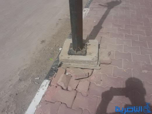 بالصور : اعمال تخريب تطال حدائق عامة في ناحية الطار