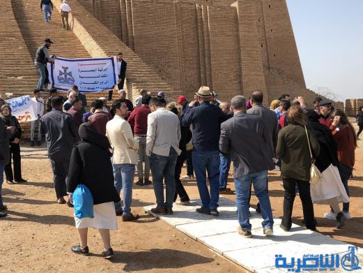 وفد مسيحي كبير يزور مدينة اور الاثرية في الناصرية - تقرير مصور-