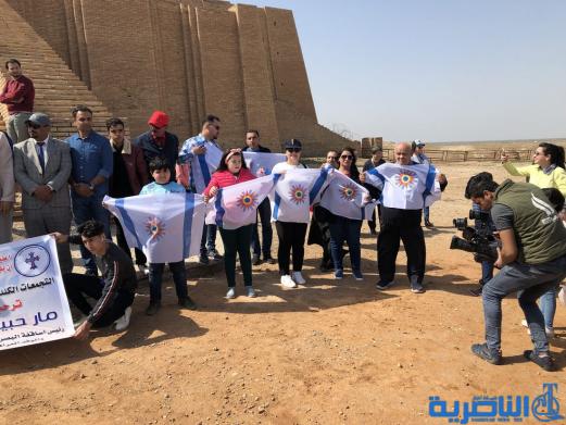 وفد مسيحي كبير يزور مدينة اور الاثرية في الناصرية - تقرير مصور-