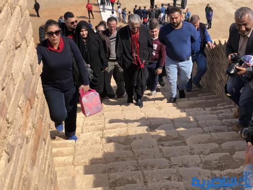 وفد مسيحي كبير يزور مدينة اور الاثرية في الناصرية - تقرير مصور-