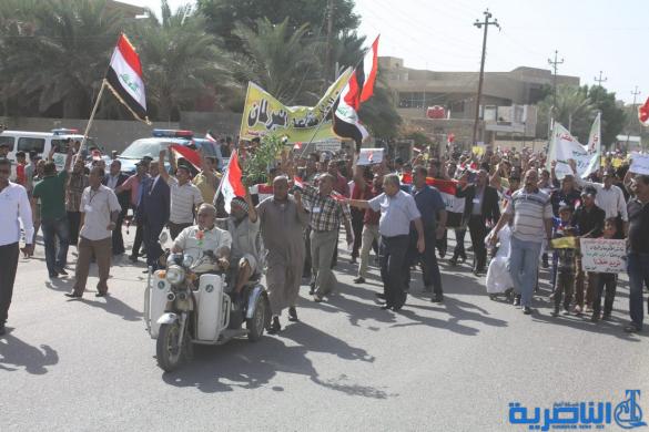 المئات يتظاهرون اليوم في ذي قار للمطالبة بإلغاء 