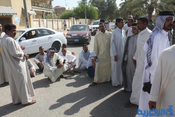 تظاهرة للحراس الليليين في الناصرية للمطالبة بعودتهم إلى العمل - تقرير مصور -