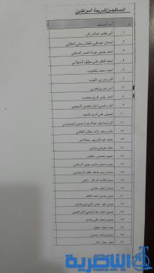 بالاسماء : ذي قار تدعو المستفيدين من مجمع الصدر للمراجعة لاكمال تعهداتهم