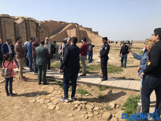 وفد مسيحي كبير يزور مدينة اور الاثرية في الناصرية - تقرير مصور-