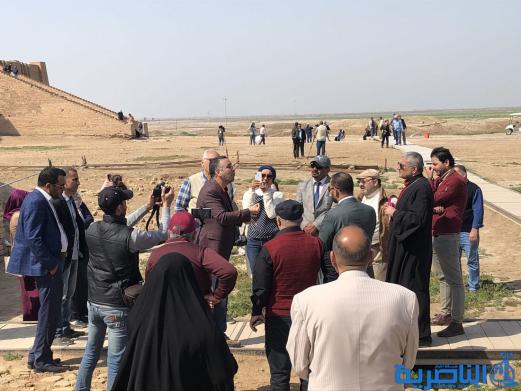 وفد مسيحي كبير يزور مدينة اور الاثرية في الناصرية - تقرير مصور-