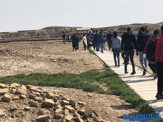 وفد مسيحي كبير يزور مدينة اور الاثرية في الناصرية - تقرير مصور-