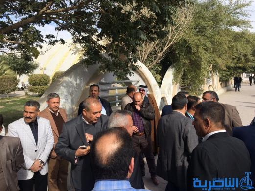 مقاولو ذي قار ينظمون وقفة احتجاجية للمطالبة بمستحقاتهم المالية المتاخرة - تقرير مصور-