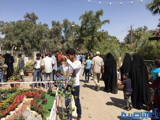 بالصور:مئات العوائل في الناصرية تحتفل بعيد النوروز