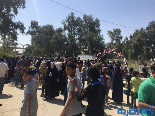 بالصور:مئات العوائل في الناصرية تحتفل بعيد النوروز