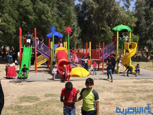 بالصور:مئات العوائل في الناصرية تحتفل بعيد النوروز
