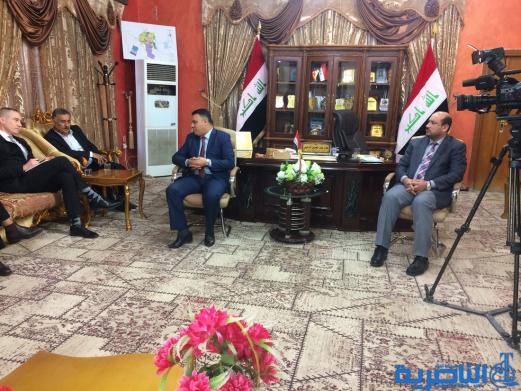 نائب السفير السويدي في الناصرية للاطلاع على الفرص الاستثمارية